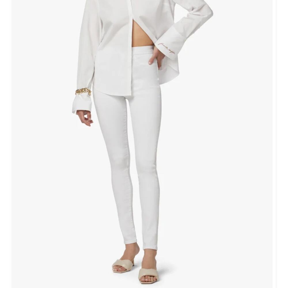 Favorite Daughter Crisp White Skinny Jeans-Sara super high rise size 24